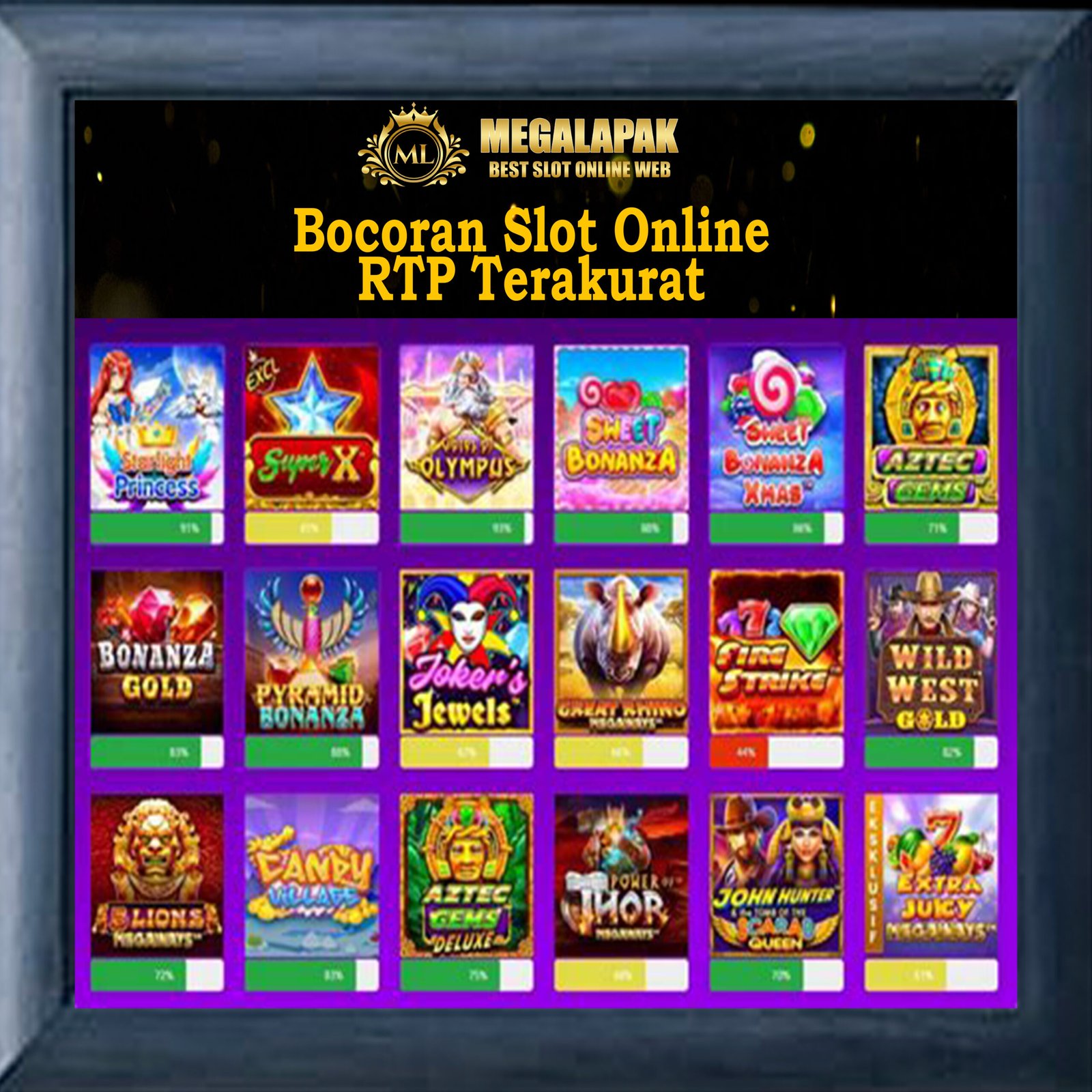 Bocoran Slot Online RTP Megalapak
